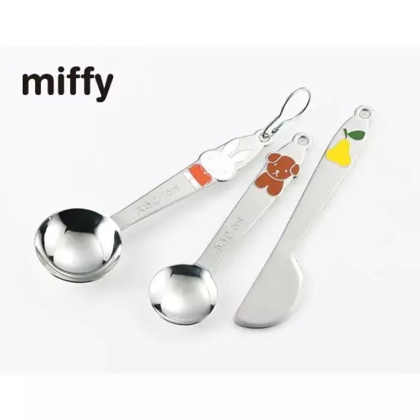 日本製 Tamaha Miffy 不銹鋼量匙三件套裝