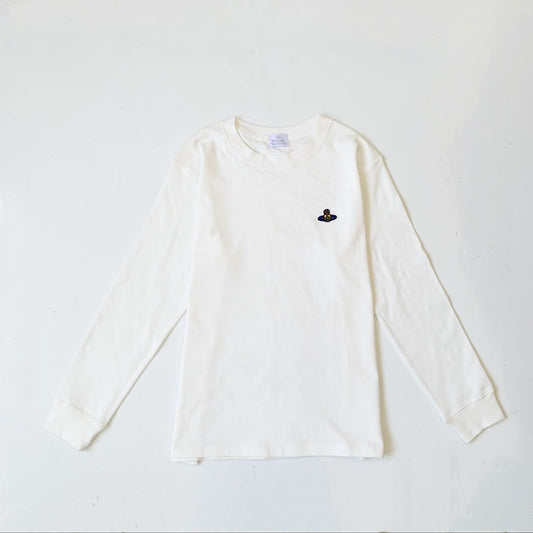 [限時預購] ️2026年秋冬新品✨vivienne 西太后土星前刺繡長袖T恤