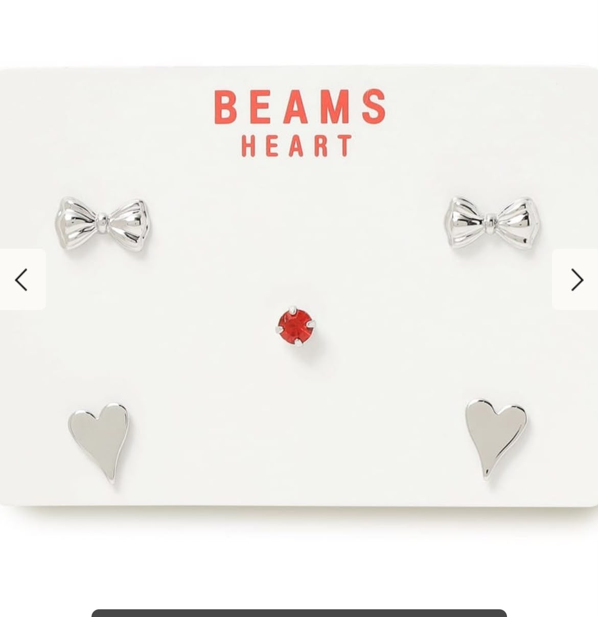 [限時預購] 日本Beams heart 5件耳環套裝 (特價貨準時截單)
