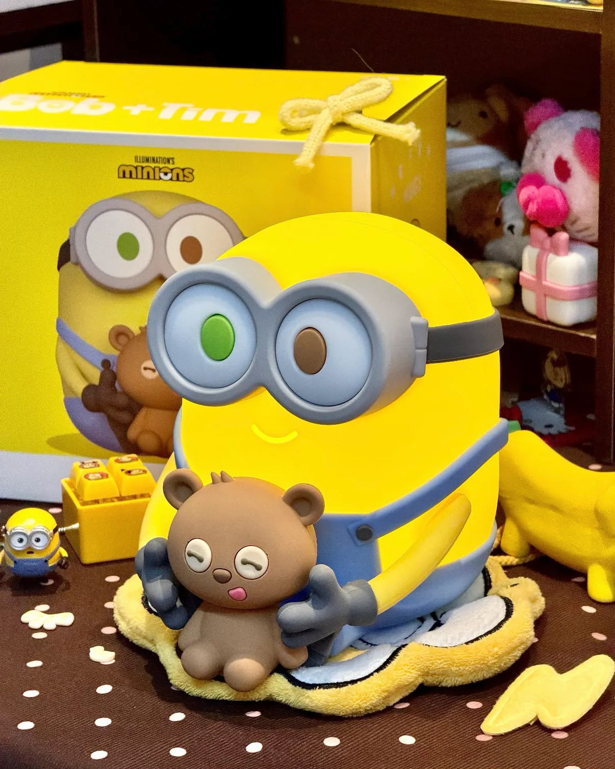 [限時預購] Emie x Minions小黃人呀Bob拍拍小夜燈