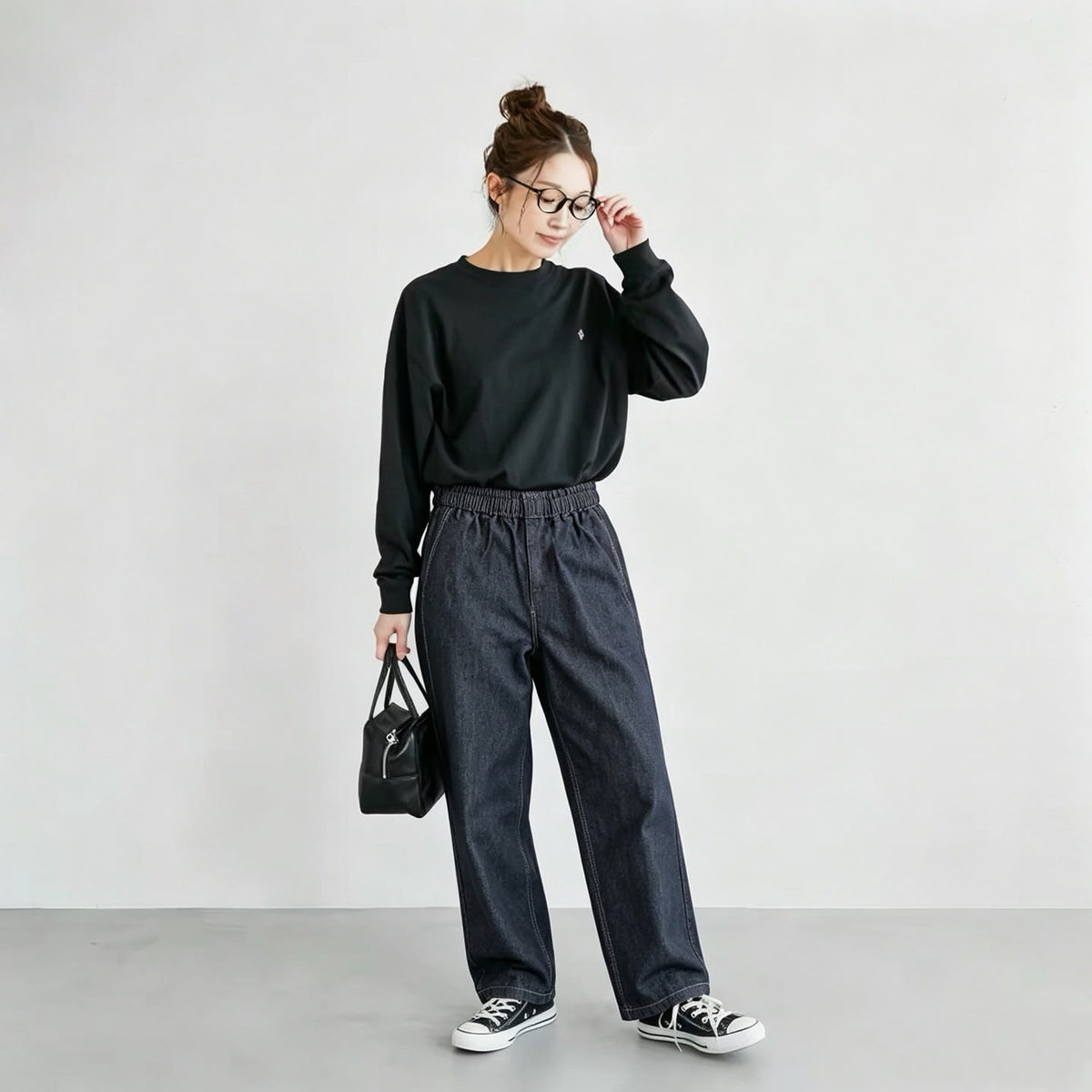 [限時預購] ️2026年秋冬新品✨Danton高腰闊腿休閒牛仔褲