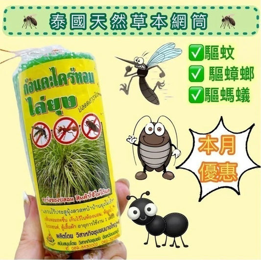 [限時預購] ️🇹🇭泰國好物推薦🇹🇭 天然草本防衛驅蟲網筒 (3件/套)