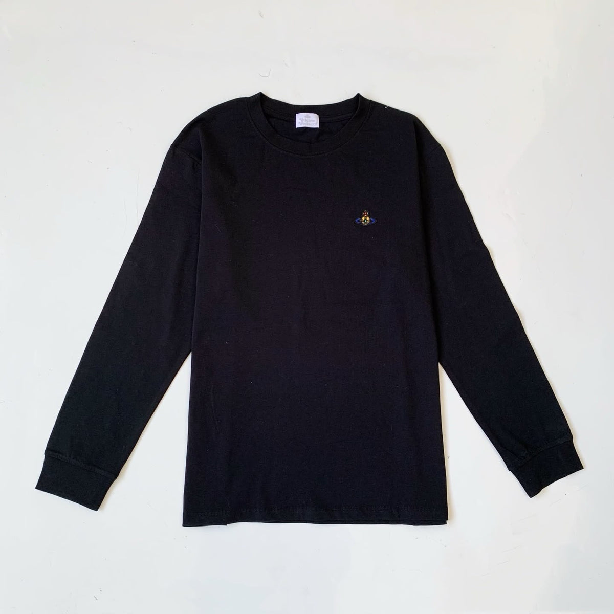 [限時預購] ️2026年秋冬新品✨vivienne 西太后土星前刺繡長袖T恤