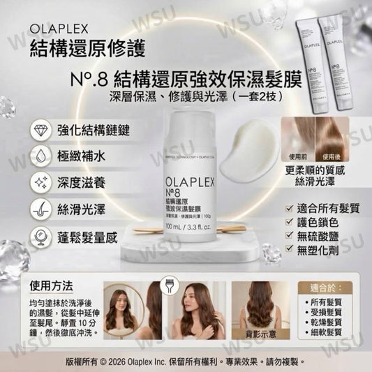 [限時預購] 🔥髮界皇牌🔥OLAPLEX No.3髮絲修復劑(一套2支 / 20ml x 2)