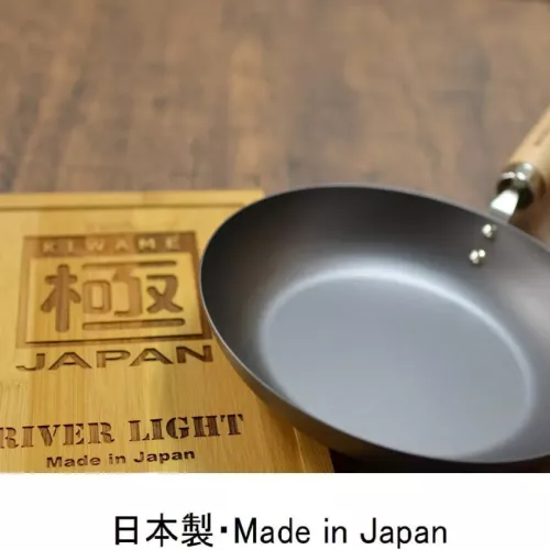 [現貨] 日本製造 River Light 窒化鐵平底鑊