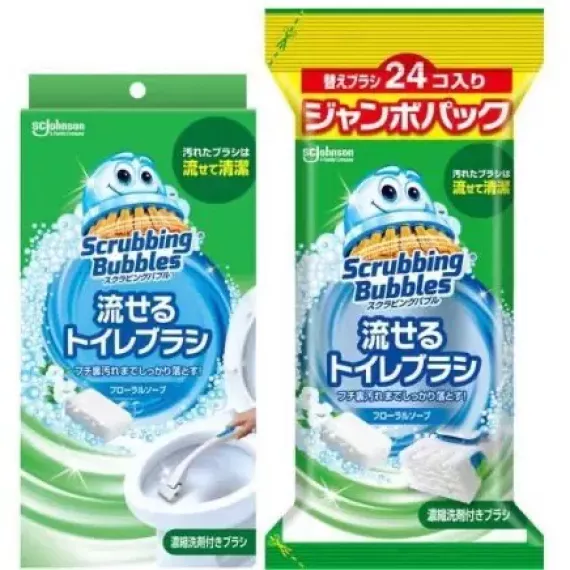 [現貨] 日本版 SC Johnson Scrubbing Bubbles 可沖走廁所刷