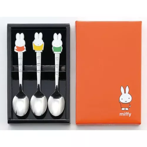 [現貨] 日本製造 Tamaha Miffy 不銹鋼匙羹三件裝